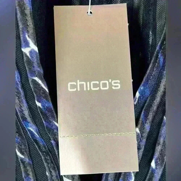 NWT Chico’s Travelers Collection Julianne Jacket India Ink Size 1 (Medium/8) - Picture 10 of 13